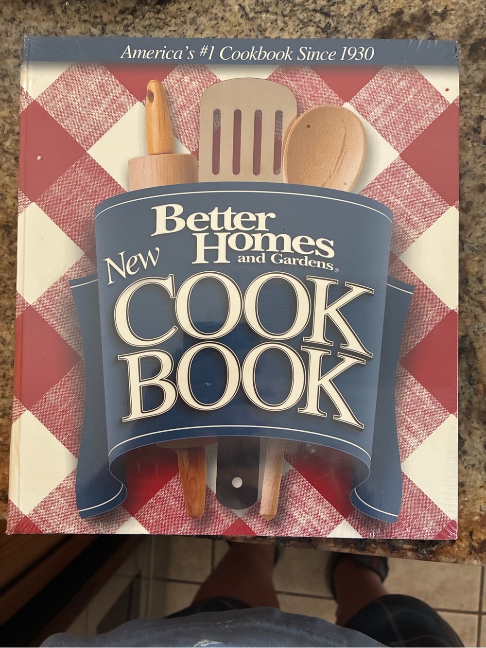 Vintage Better Homes and Gardens Cookbook with Red Plaid and Blue Banner New - Picture 1 of 3